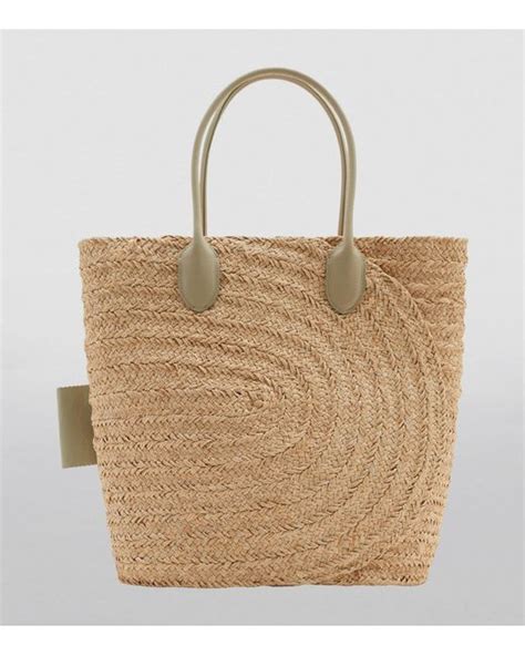 burberry raffia|Raffia Tote in Natural .